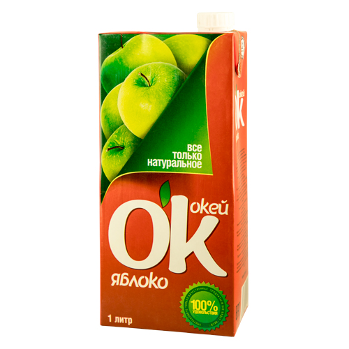 О'К Яблоко 0,93 л.